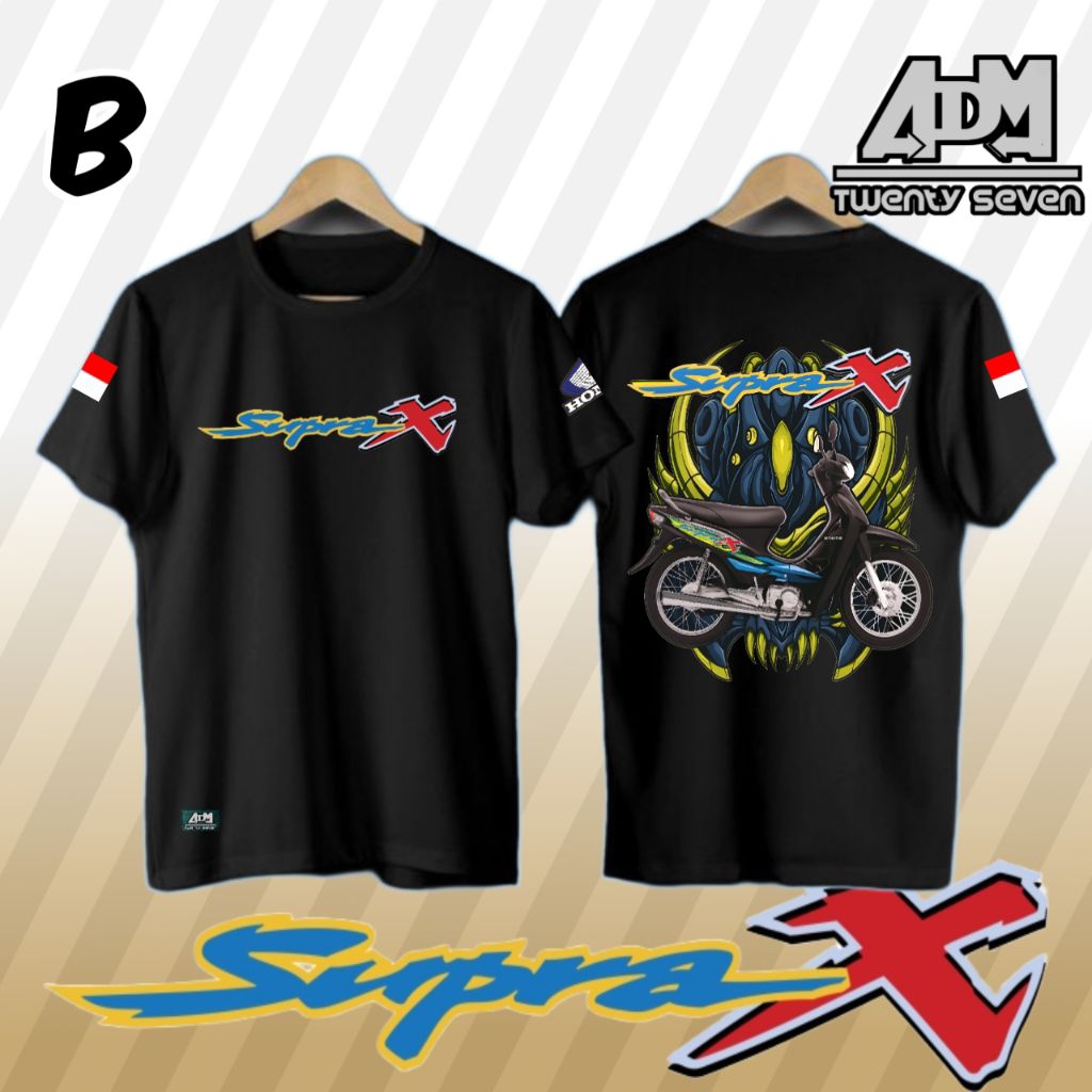 เสื้อยืด Honda Supra X เสื้อยืด Supra X โรงเรียนเก่า Supax