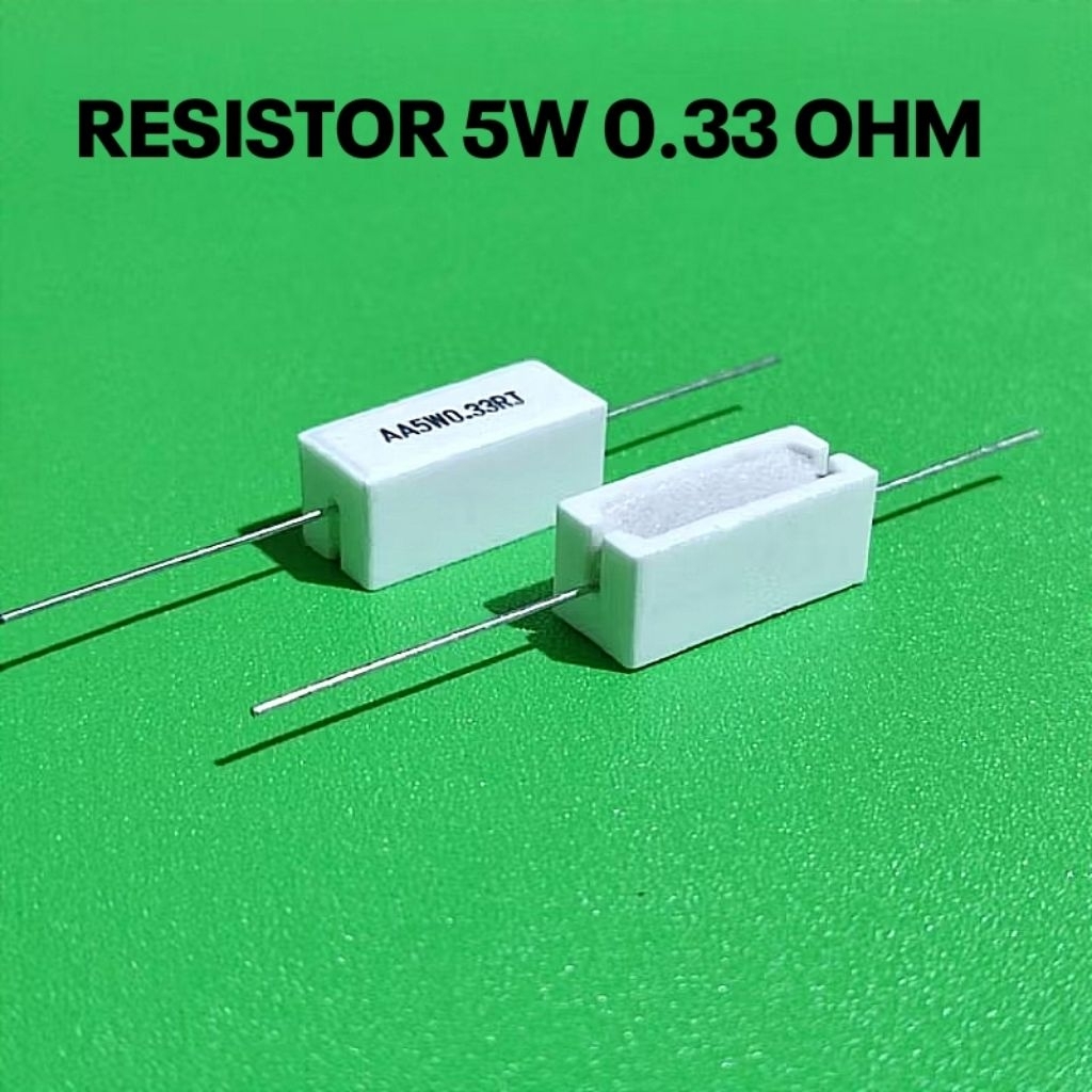 5W 5WATT 0R33 0.33 OHM ROHS CHALK RESISTOR