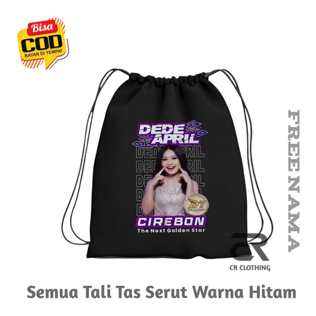 กระเป๋าหูรูด DEDE APRIL CIREBON DANGDUT ACADEMY D7 PLAT E