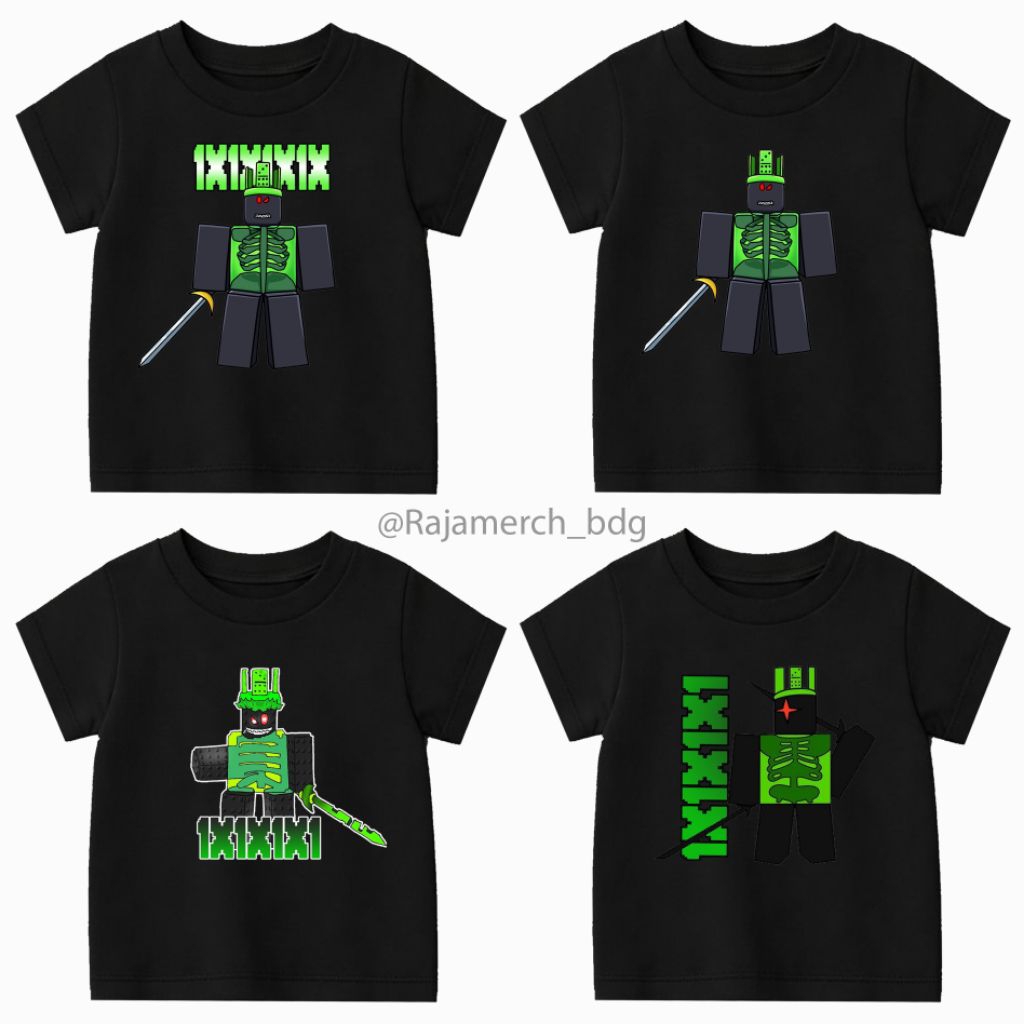 เสื้อยืด CHILDRENS 1X1X1X1 ROBLOX CHILDRENS เสื้อยืด 1X1X1 ROBLOX BLACK