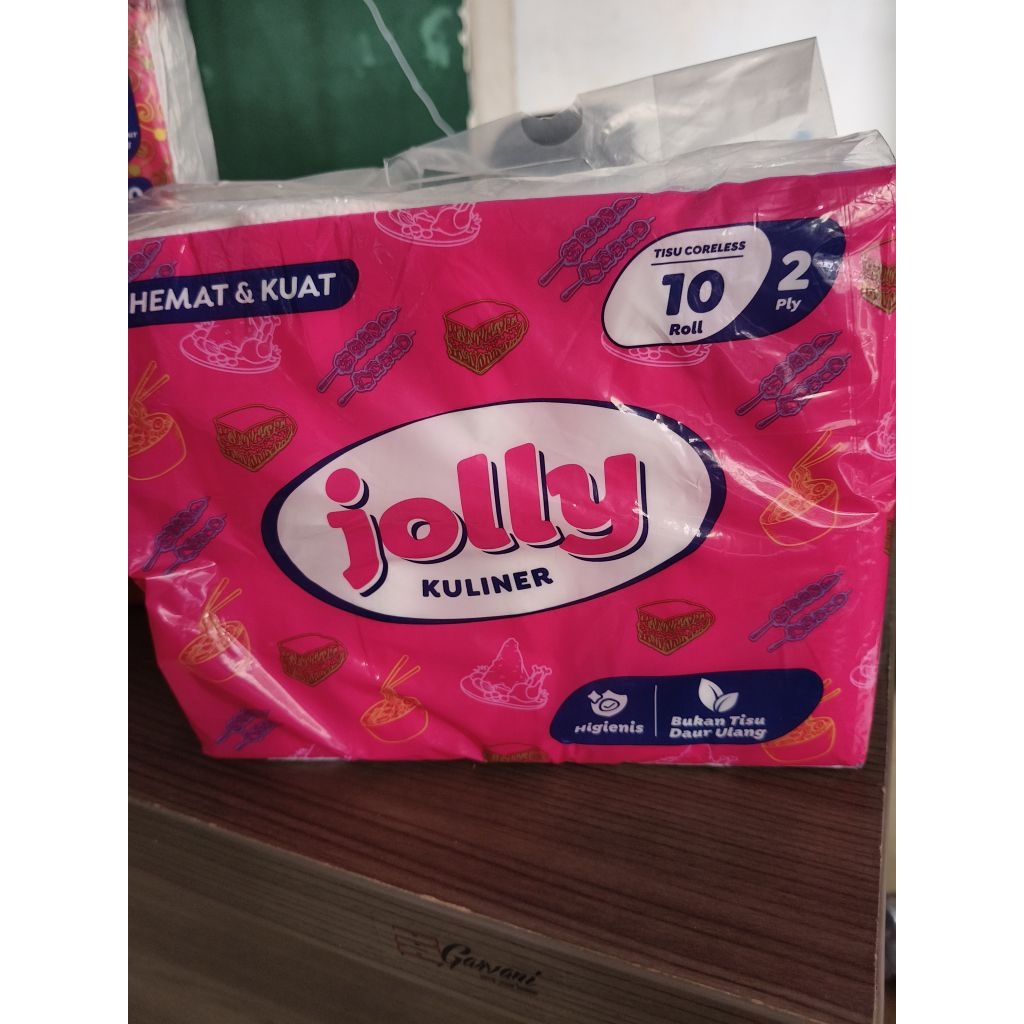1BKS/10Roll Jolly Tissue Roll Coreless TissueKuliner