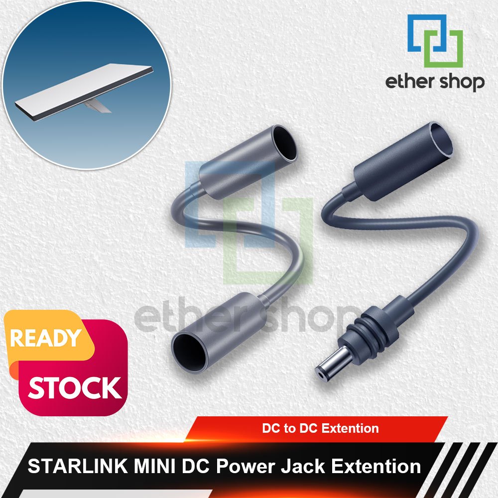 Starlink Mini Waterproof DC Extension Cable - Starlink Mini DC Extension Waterproof Cable Adapter