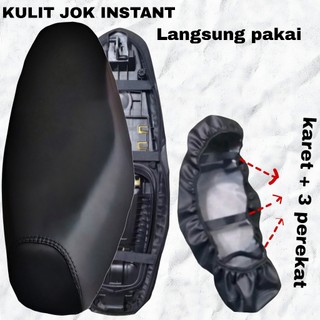Sarung jok premium langsung pakai bahan kulit bisa untuk semua jenis motor anti air Anti rembes anti
