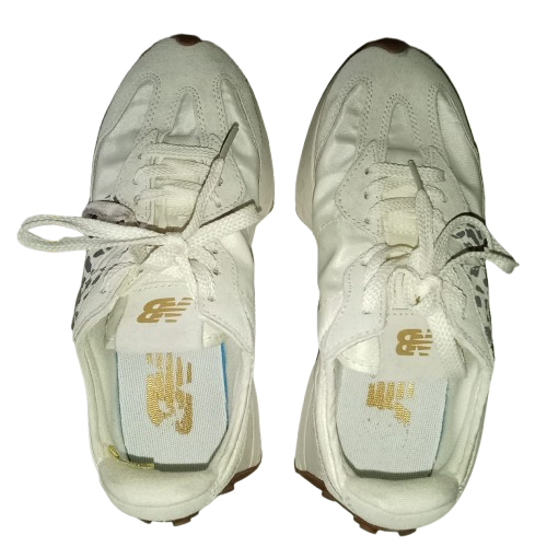New Balance 327 Off White Leopard Print Trainers Preloved Shoes