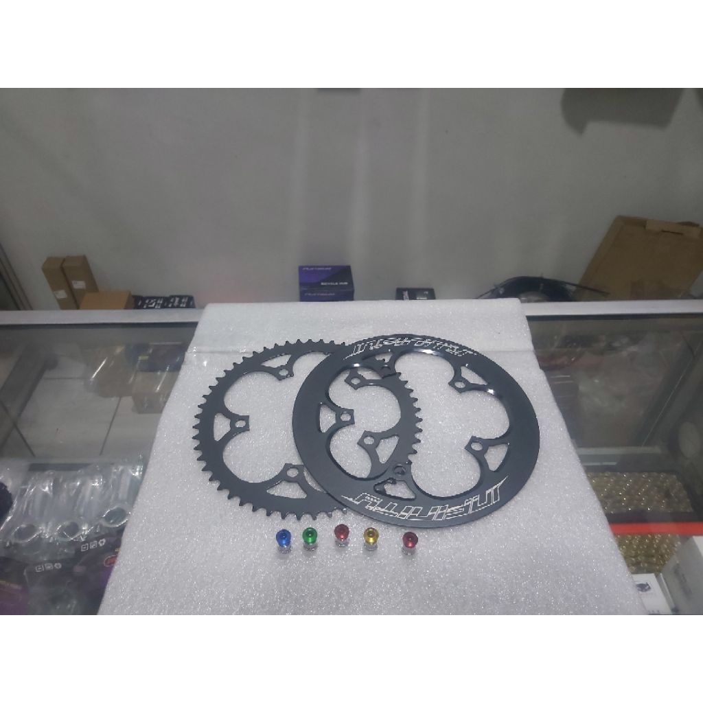 CHAINRING BASGUARD SYTE INFINITY 53T BCD 130 สีดํา