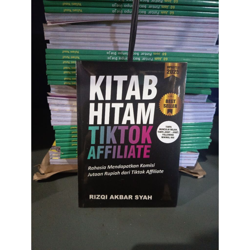 หนังสือสีดํา TIKTOK AFFILIATE