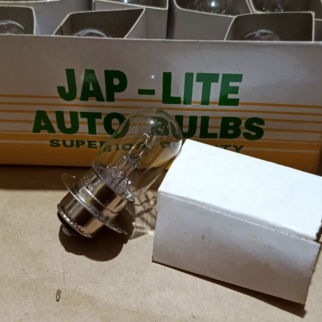 (3H) FRONT BULB 6VOLT 6V 15W 15WATT H6 หลอดไฟหน้าหลอดไฟหน้าสําหรับ grand beat สกู๊ตเตอร์อัตโนมัติ