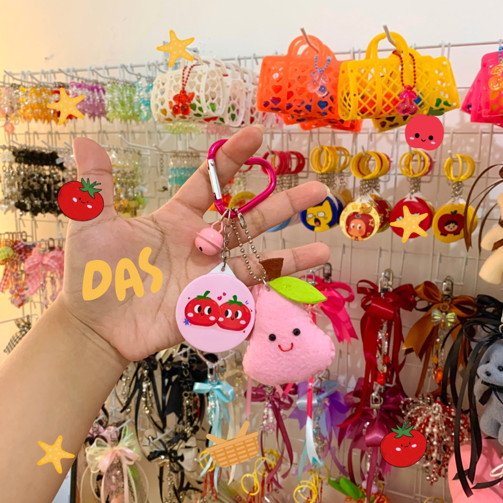 DAS BASKET OF FRUITS BAG CHARMS