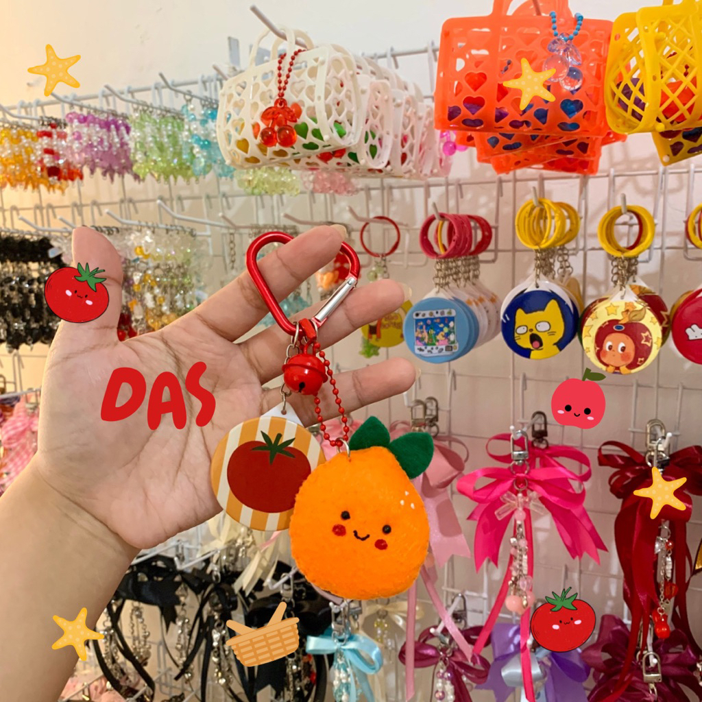 DAS BASKET OF FRUITS BAG CHARMS