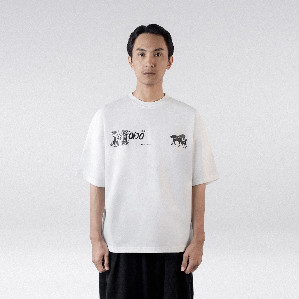 Mnxd - Mustang - สีขาว - เสื้อยืด