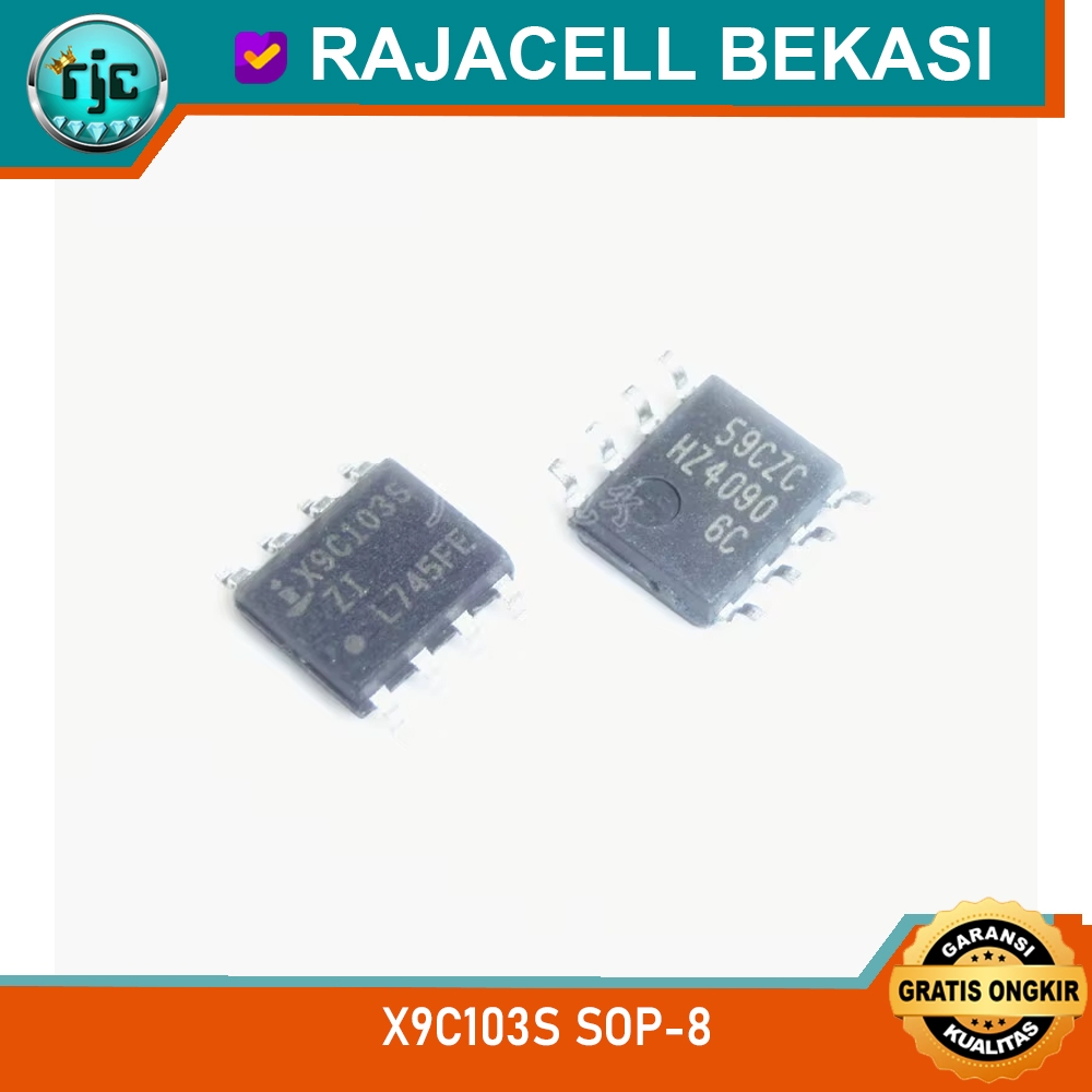 IC X9C103S SOP-8 Digital Potentiometer 10k Ohm 100-Step EEPOT X9C103 SOP8 Non-Volatile Digital Pot C