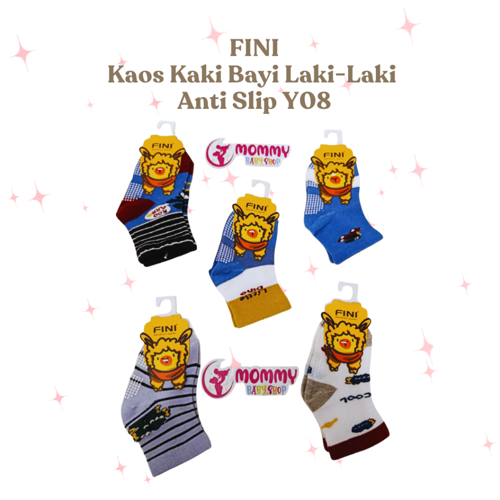 FINI ถุงเท้าเด็กกันลื่น ( FINI Y08)