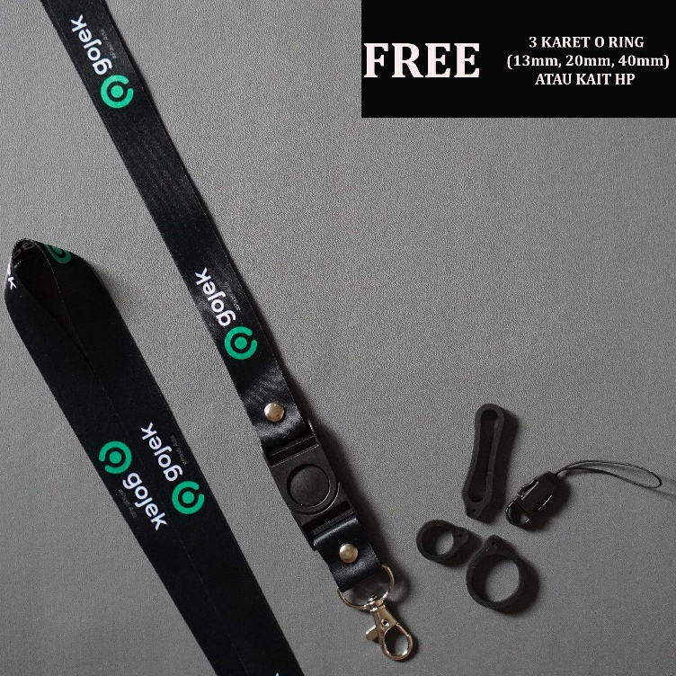 GANTUNGAN Gojek Lanyard - เชือกเส้นเล็กชื่อบัตรประจําตัว Gojek