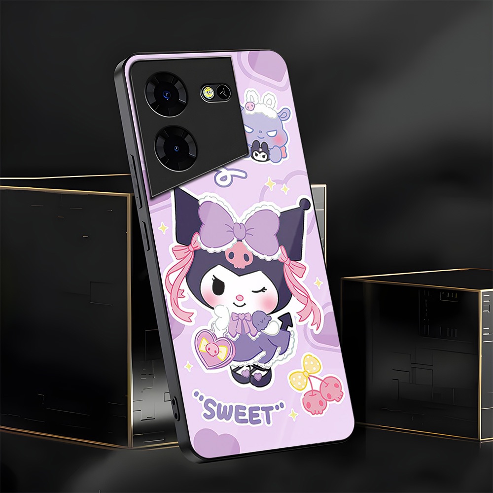 [CC11] SOFTCASE TECNO POVA 5 | POVA 5 PRO เคสกระจกมันเงา | เคส Tecno Pova | เคสเท่ๆน่ารักๆ | บดขยี้เ