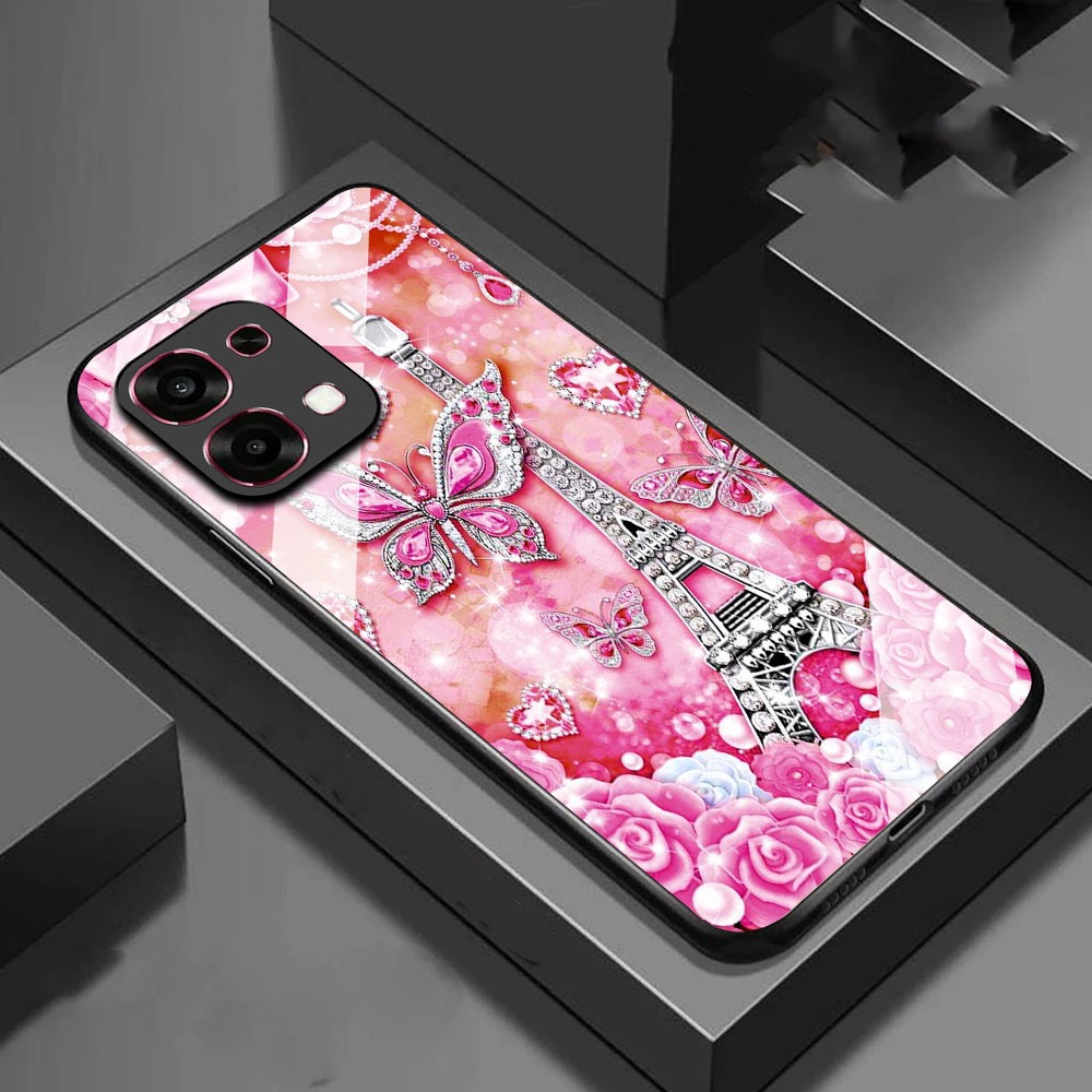 KK17 Case Oppo A6 Pro Case Hp - Casing Hp - Softcase Hp - Softcase Glass Kaca - Silicone Hp - Kesing
