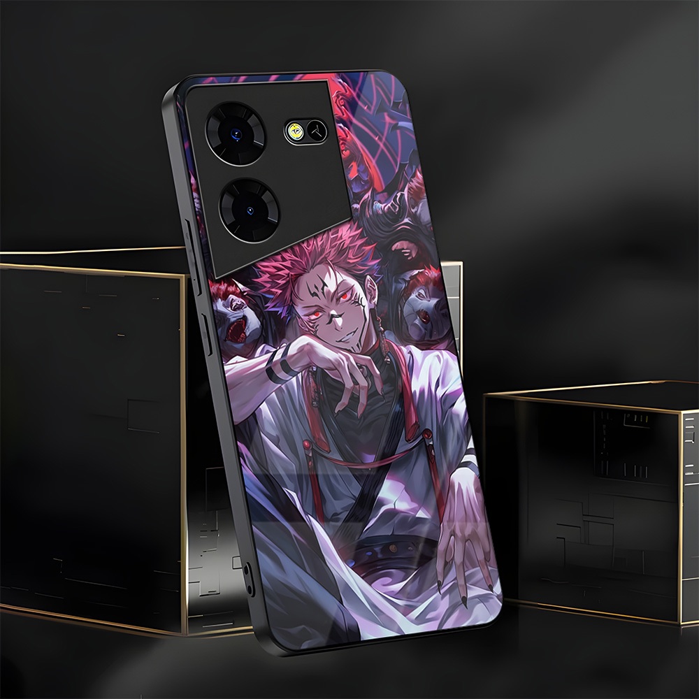 [CC26] SOFTCASE TECNO POVA 5 | POVA 5 PRO เคสกระจกมันเงา | เคส Tecno Pova | เคสเท่ๆน่ารักๆ | บดขยี้เ