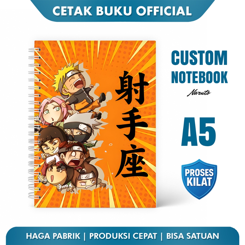 สมุดจดบันทึก A5 A6 แบบกําหนดเอง - นารูโตะ
