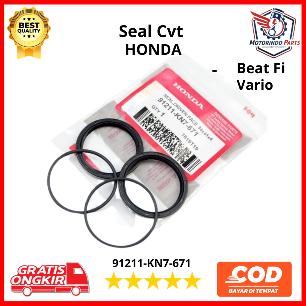 Cvt ตัวแยก honda Beat Fi Esp - Vario 110 - Vario 125 34x41x4 91211-KN7-671