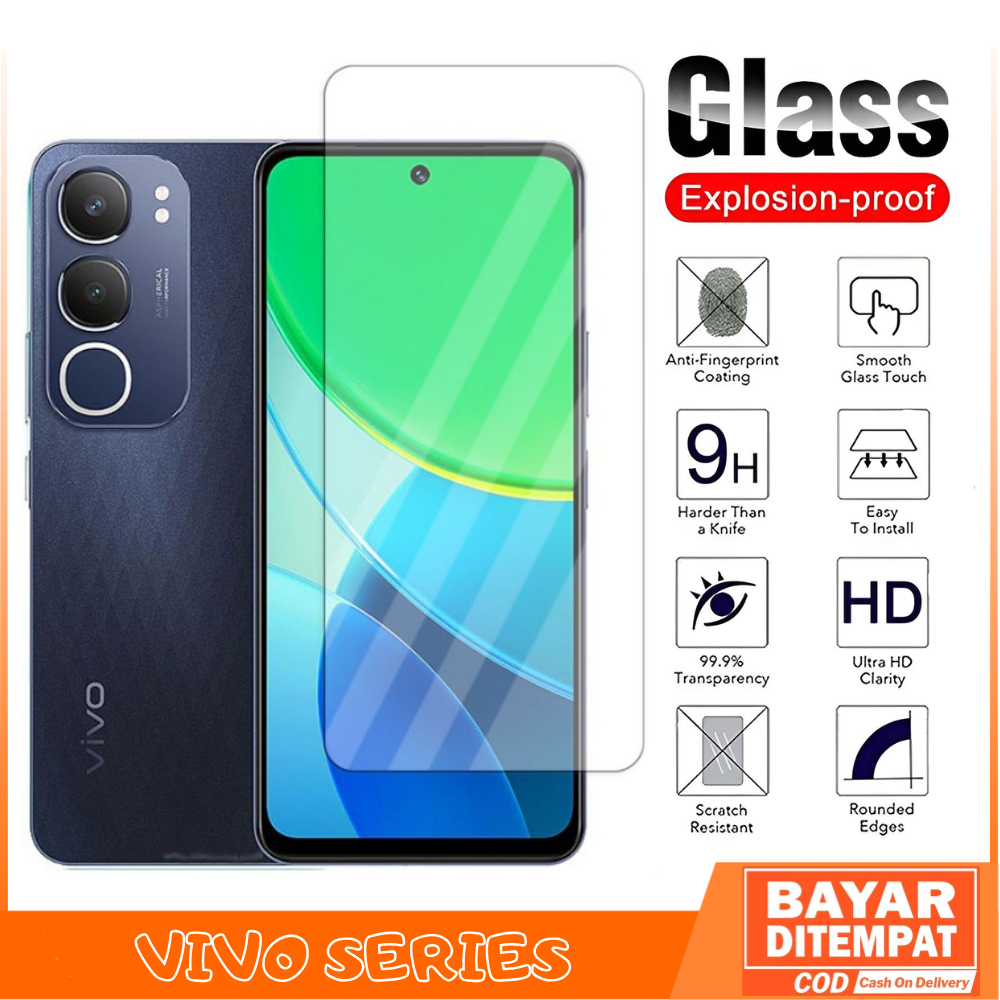 กระจกนิรภัย Vivo T1 5G Y02 Y02A Y02T Y03 Y03T Y29 Y35 Y36 Y50 Y55 Y75 Y91 Y91C Y93 Y95 V19 V20 SE V2