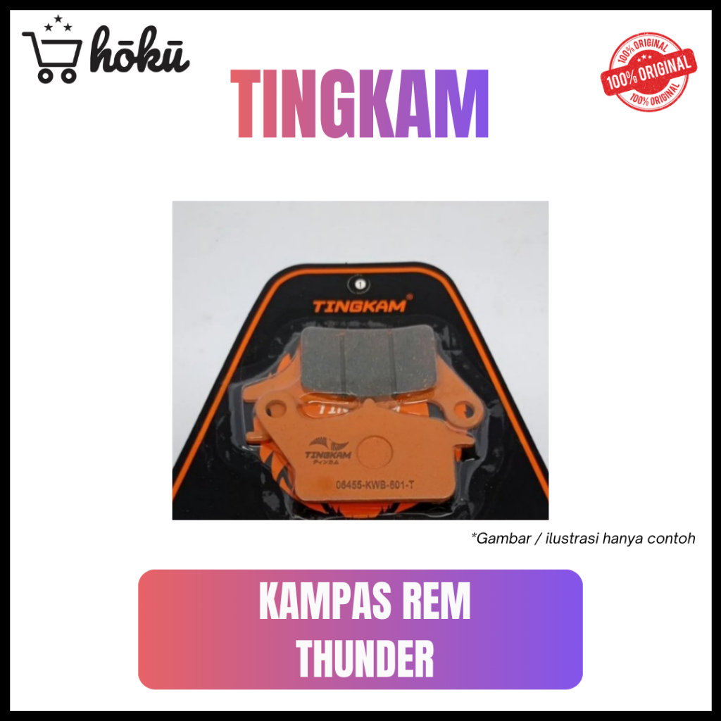 ผ้าเบรค THUNDER TINGKAM / ผ้าเบรค THUNDER TINGKAM / THUNDER TINGKAM DISK PAD