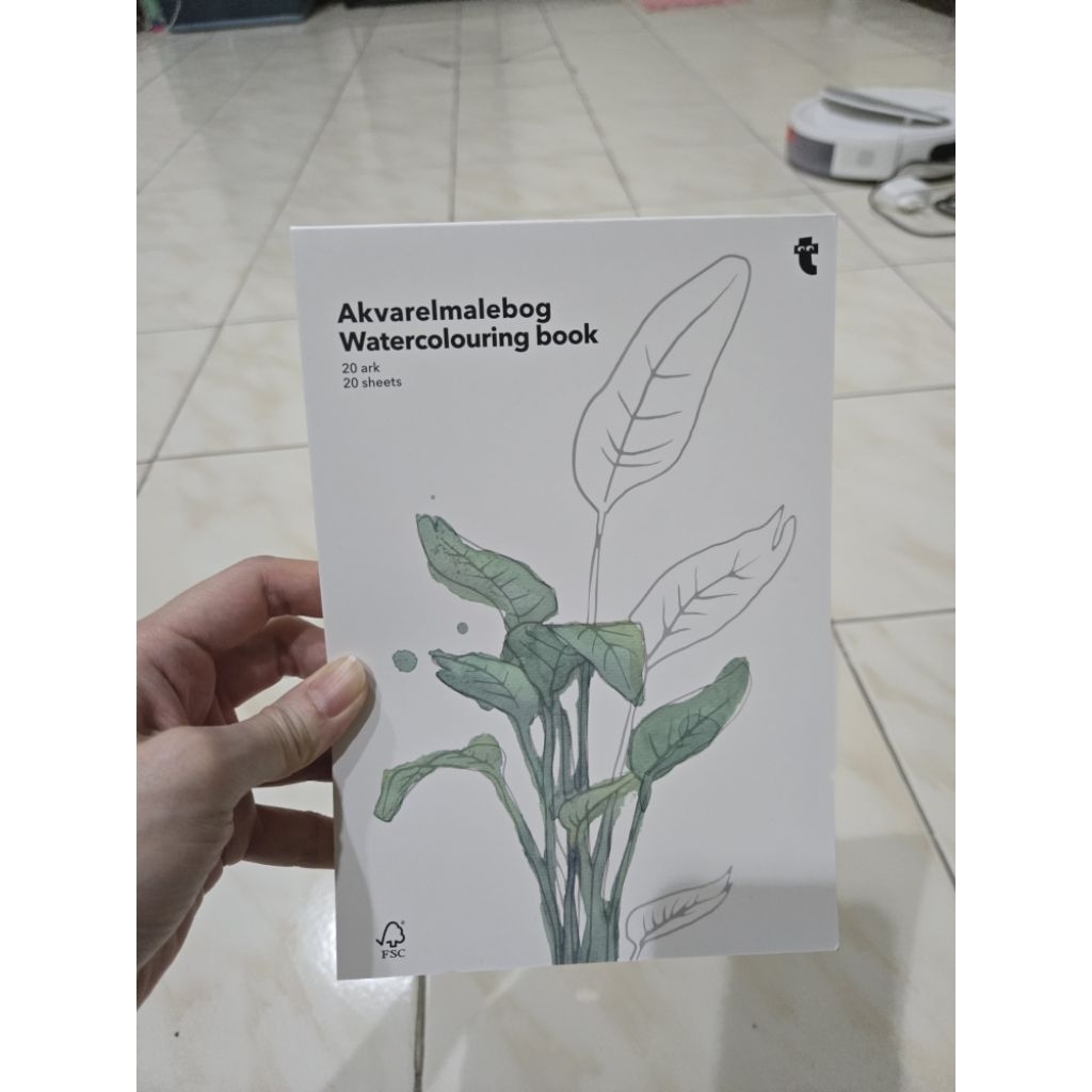 Akvarelmalebog หนังสือสีน้ํา / หนังสือสีน้ํา Flying Tigers