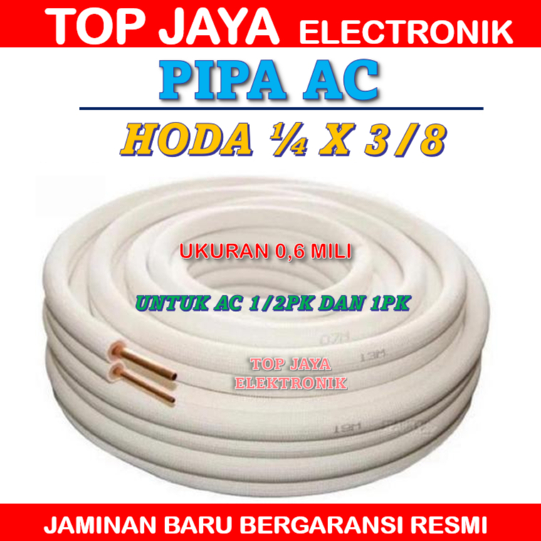 HODA AC PIPE AC SIZES 1/2PK และ 1 PK