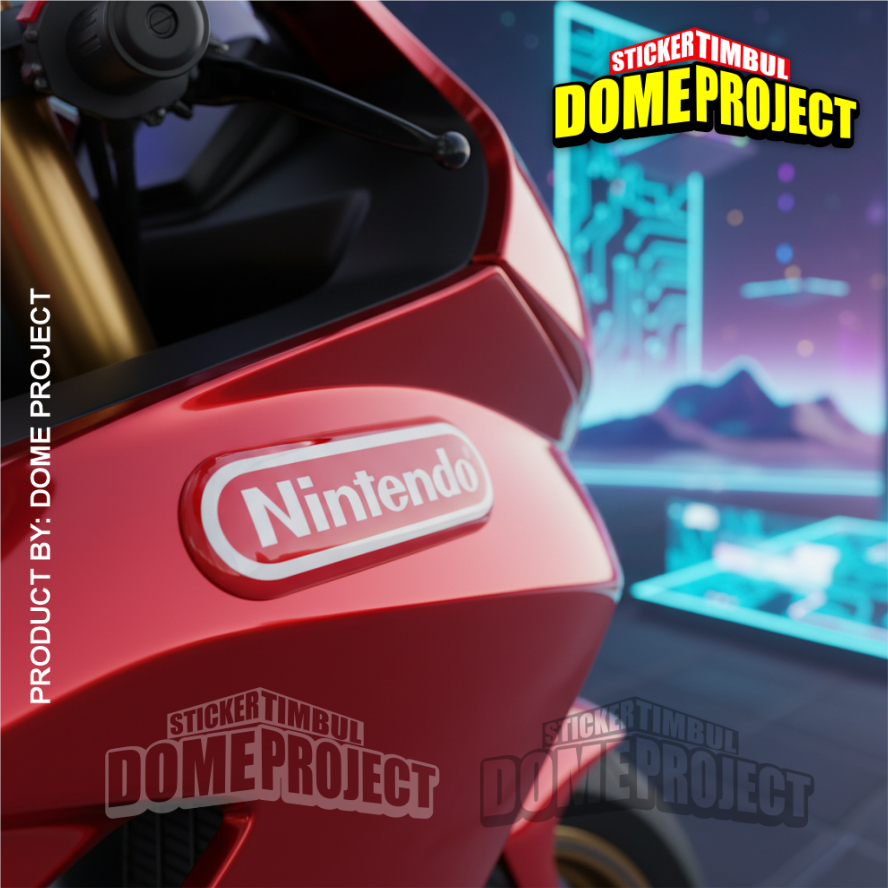 สติ๊กเกอร์ NINTENDO RAISED FLEXIBLE WATERPROOF EMBLEM