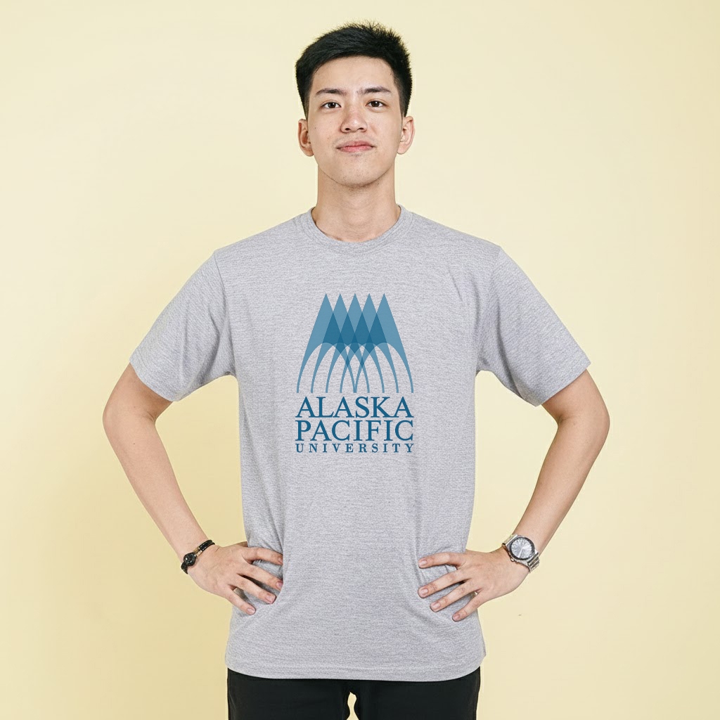 เสื้อยืด APU Alaska Pacific University Premium ผ้าคอตตอนแขนสั้นและแขนยาว