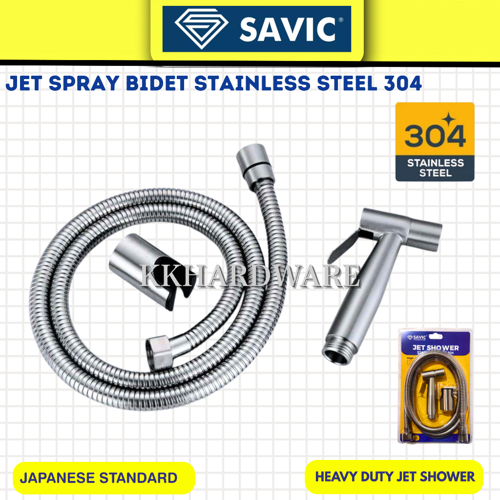Jet Spray Bidet Shower สแตนเลส 304 สเปรย์ Bidet ห้องน้ํา SUS304