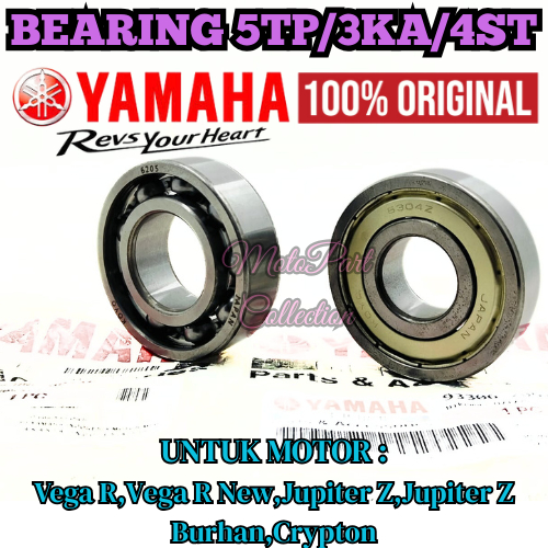 BEARING KRUK AS 2PCS 5TP/3KA/4ST (6205&6304) Vega R, Vega R New, Jupiter Z, Jupiter Burhan, Crypton 