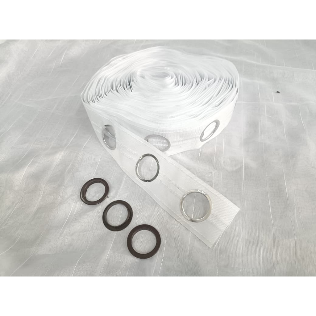 พรีเมี่ยม CURTAIN SMOKING + RIBBON | PRACTICAL, NEAT, ELEGANT & EASY TO INSTALL CURTAIN RINGS