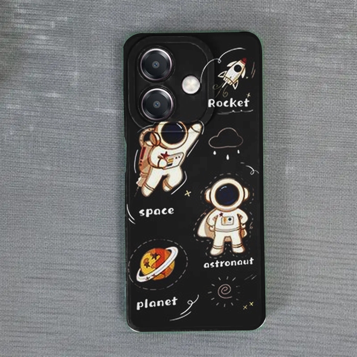 HP BNR 11 - ASTRONAUTS MOTIF CELLPHONE CASE สําหรับ OPPO A5I A5X A3X LATEST 2026 SILICON เคสโทรศัพท์