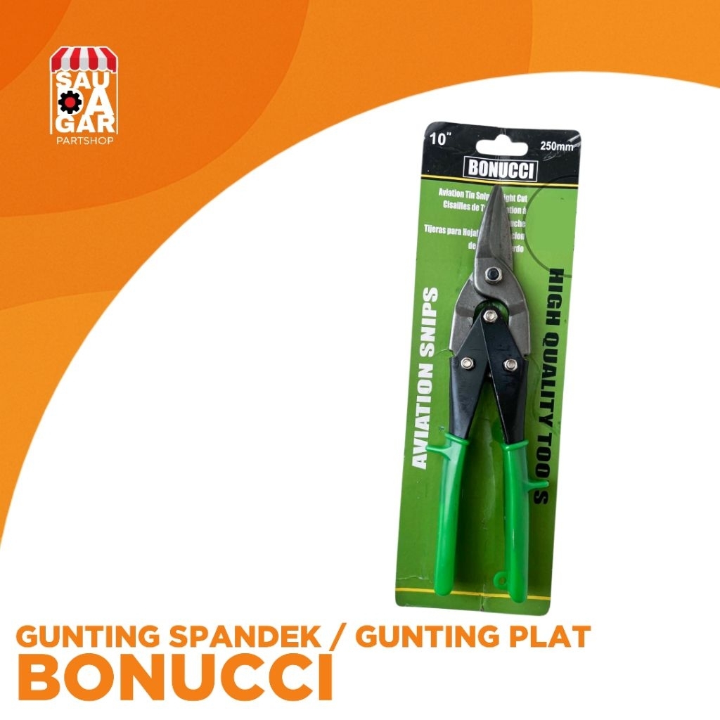 กรรไกร Bonucci Aviation Snips Spandek / กรรไกรตัดจาน