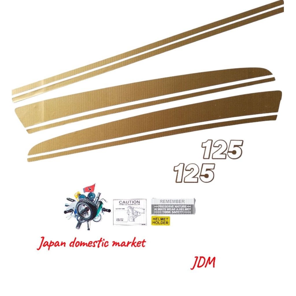 Honda cb100 125 japan jdm striping