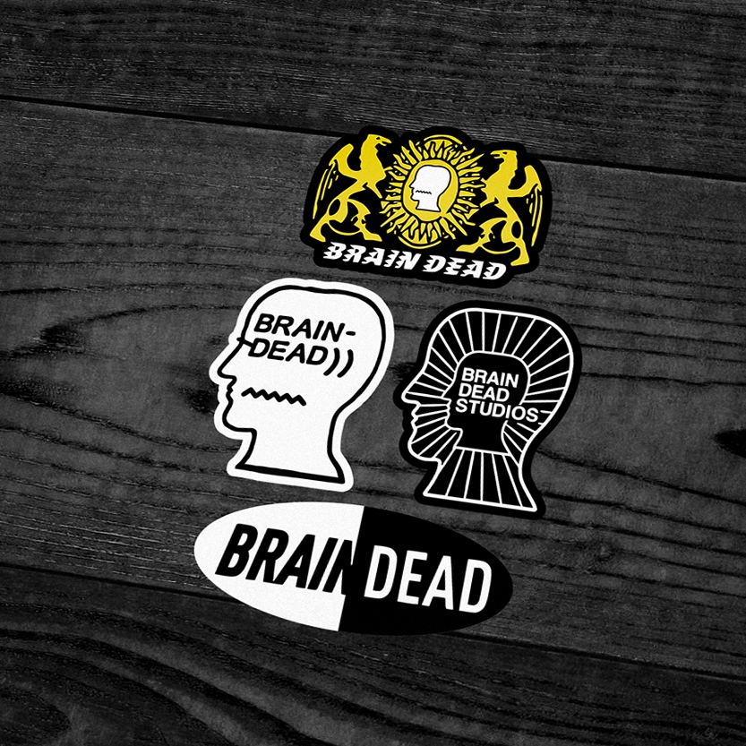 BRAIN DEAD BRAIN - สติ๊กเกอร์ DEAD STUDIOS (BOTTLEG)