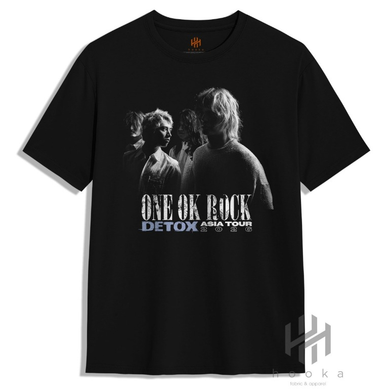 ONE OK ROCK HOOKA Distro Premium T-SHIRT ONE OK ROCK BAND T-SHIRT