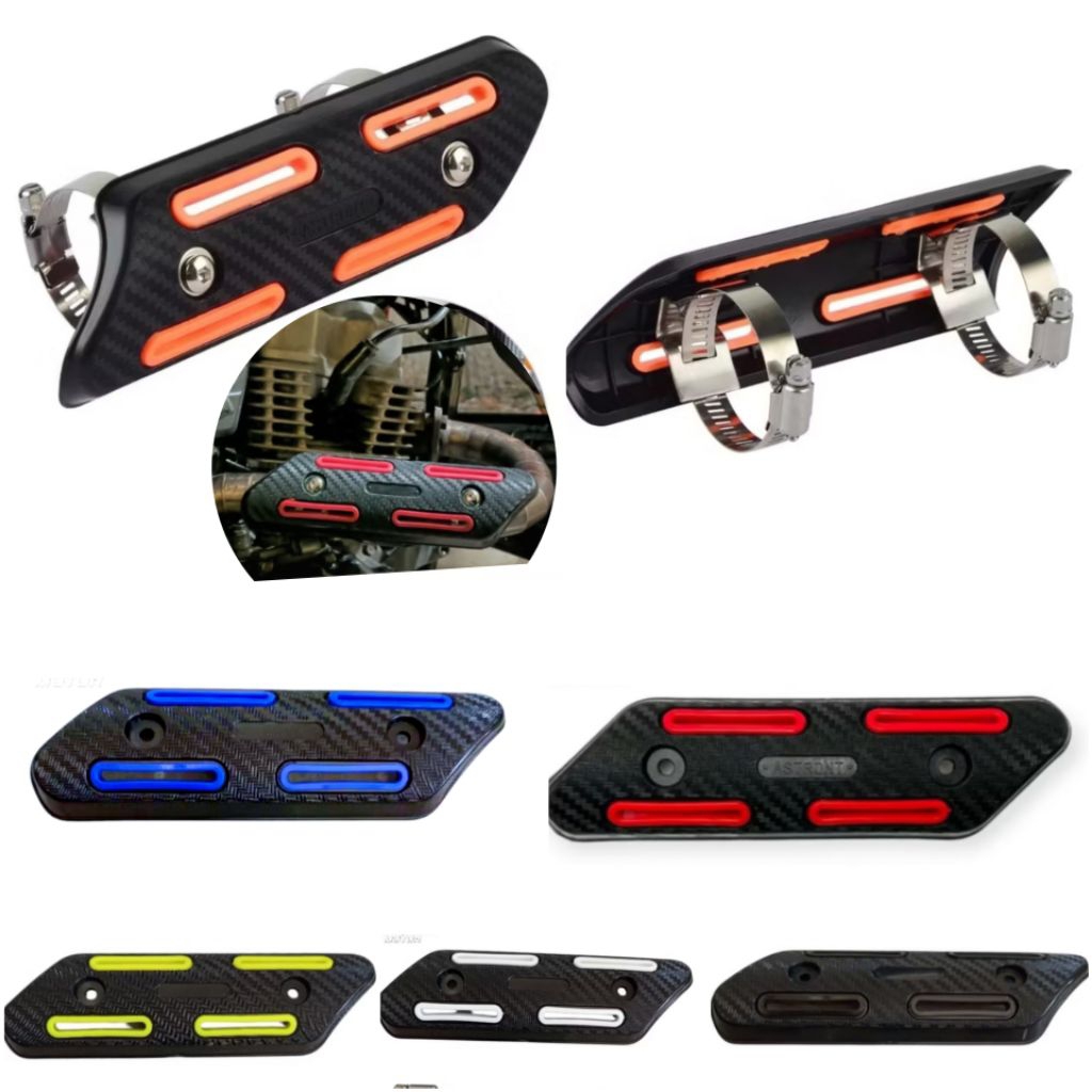 กันรอยท่อไอเสีย/ครอบคอ KLX D-Tracker crf wr 155 ktm yz racing 4 จังหวะ