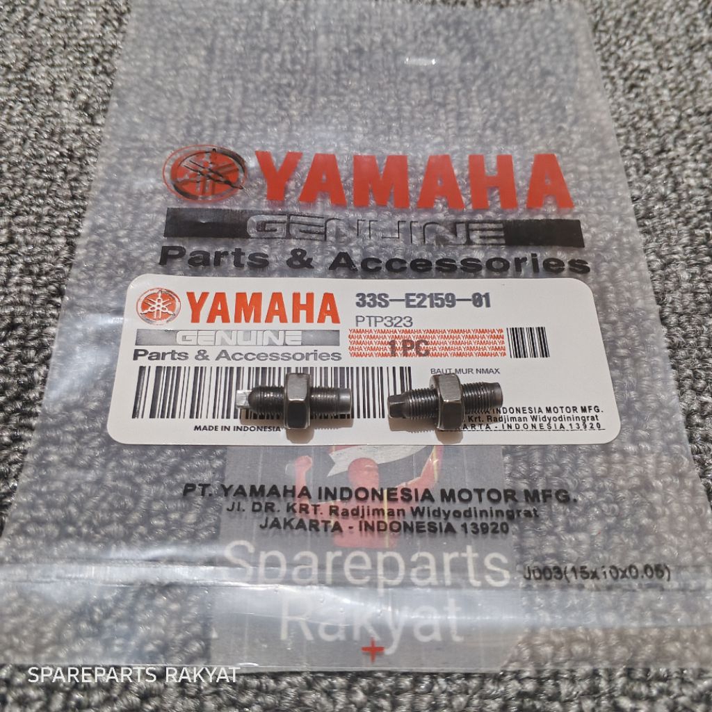 Original Yamaha N MAX NMAX AEROX LEXI VALVE ADJUSTMENT BOLT NUT 33S-E2159-01 SUPER