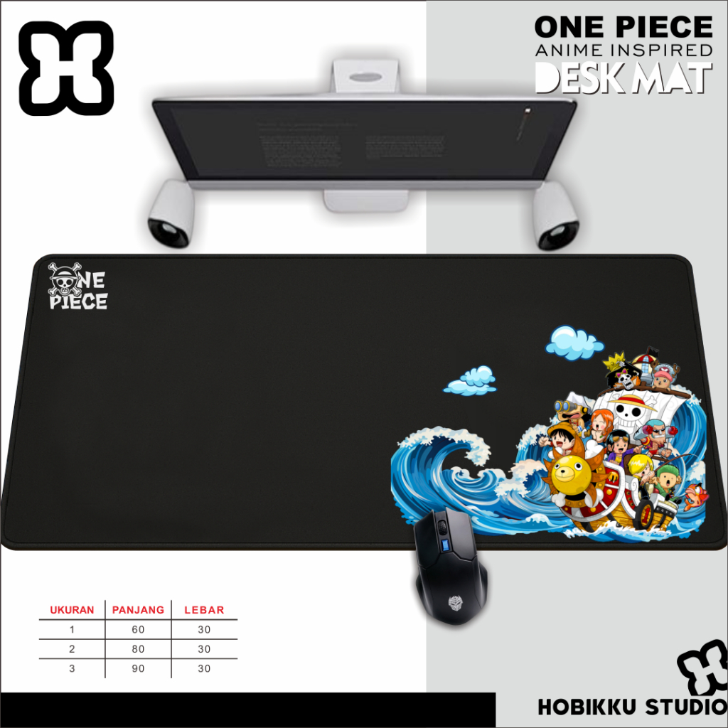 แผ่นรองเมาส์และแผ่นรองโต๊ะ One Piece Luffy ขนาดใหญ่ Nika Deskmate กันลื่น 60x30 CM By Hobikku Mosepad 80X30 cm 90X40cm น่ารัก Anti Slip โดย. สตูดิโอของฉัน