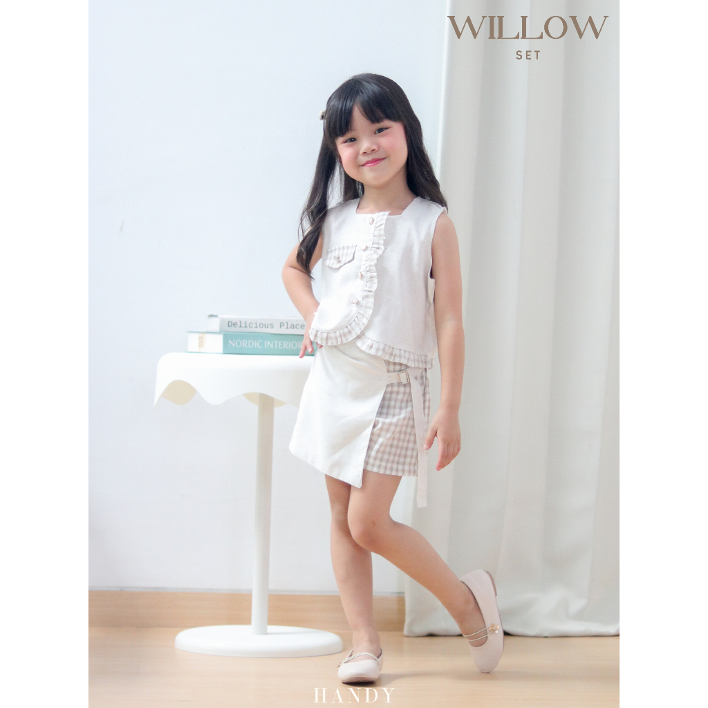 WILLOW SET - Handykidswear ชุดลินินเด็กผู้หญิง