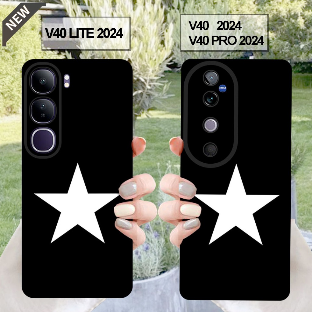 เคส VIVO V40 _เคส VIVO V40 PRO และเคส VIVO V40 LITE - เคสซิลิโคนสีดําสุดเท่ ยืดหยุ่น ใส