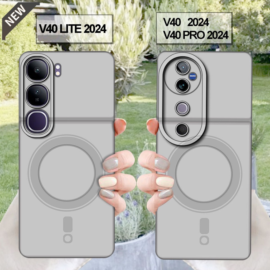 เคส VIVO V40 _เคส VIVO V40 PRO และเคส VIVO V40 LITE - เคสซิลิโคนสีดําสุดเท่ ยืดหยุ่น ใส
