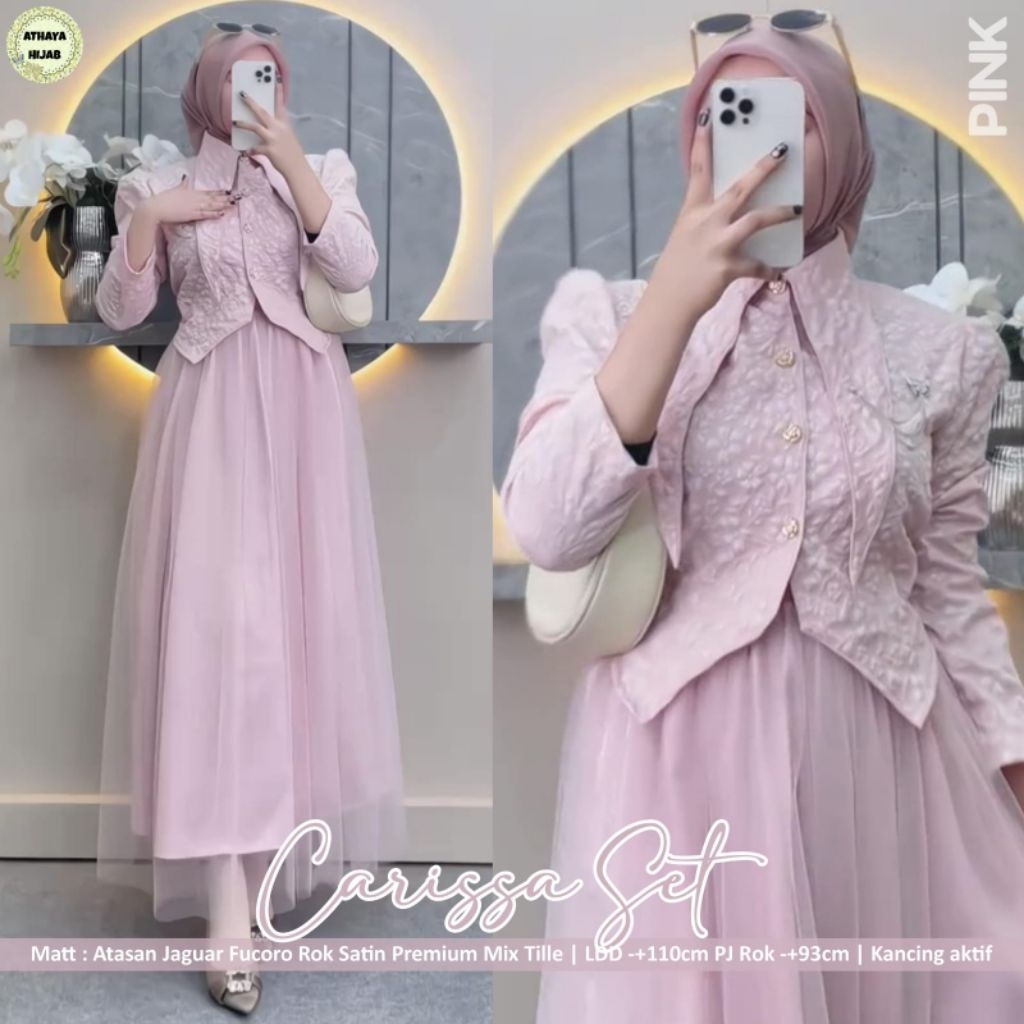 Carissa Set กระโปรงกระเบื้อง Mix Top Jaguar (อธยา)