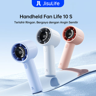 JISULIFE Life10 Kipas Angin Portable Baterai 5000mAh Tahan 28 Jam 5 Tingkat USB Rechargeable Baterai Pengaturan Angin Kuat Layar LED Cocok untuk Travel Outdoor Camping dan Makeup