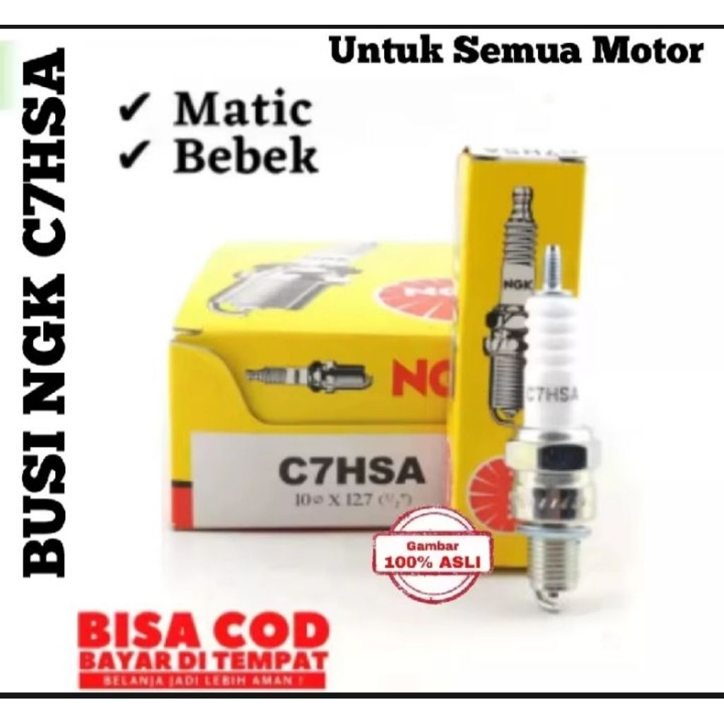 WHOLESALE SPARK PLUGS 1 PACK CONTAINS 10 ชิ้น NGK C7HS SPARK PLUGS สําหรับรถจักรยานยนต์อัตโนมัติทั้ง