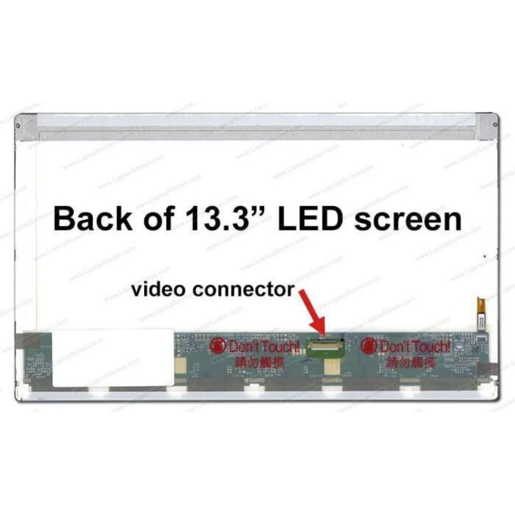Lcd Led Laptop Toshiba Satellite L630 L635 L730 L735 13.3 มาตรฐานความหนา 40 พิน
