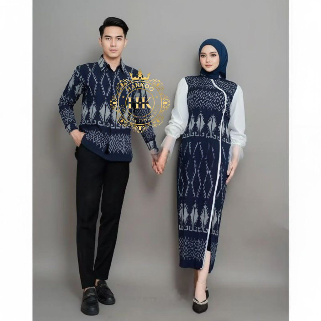 TAMARA NAVY LIS COUPLE WOVEN CLOTHES - COUPLE WOVEN CLOTHES - COUPLE WOVEN CLOTHES