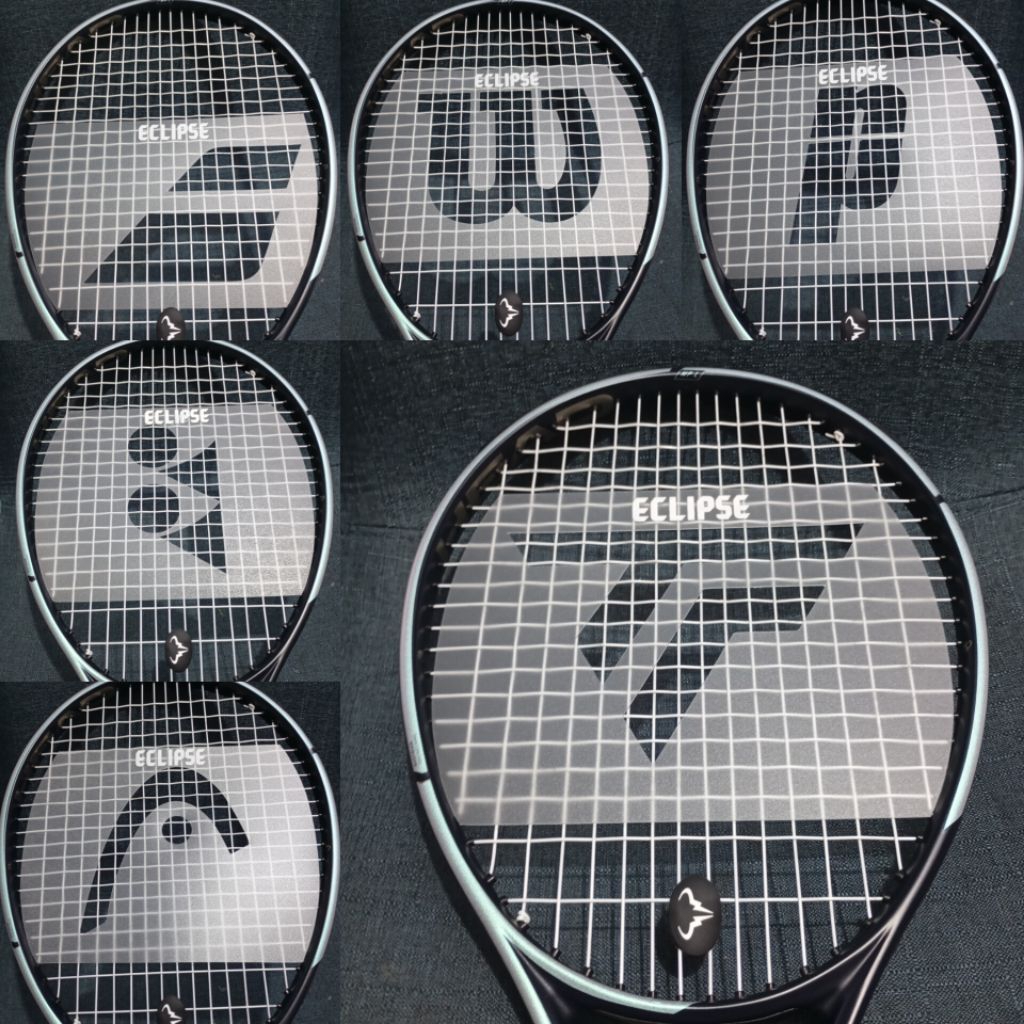 TENNIS - TENNIS STENCIL CARD TENNIS PRINT LOGO TENNIS CKET STRINGS ประเภทต่างๆของ MICA MATERIAL ANTI