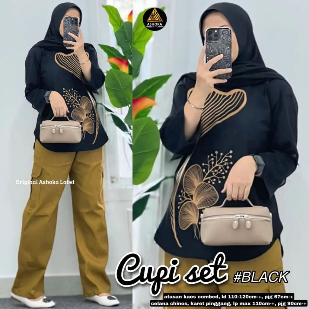 FAUZI, FAITH SET CHINOS, ชุดผู้หญิง ONE SET เสื้อผ้าผู้หญิง