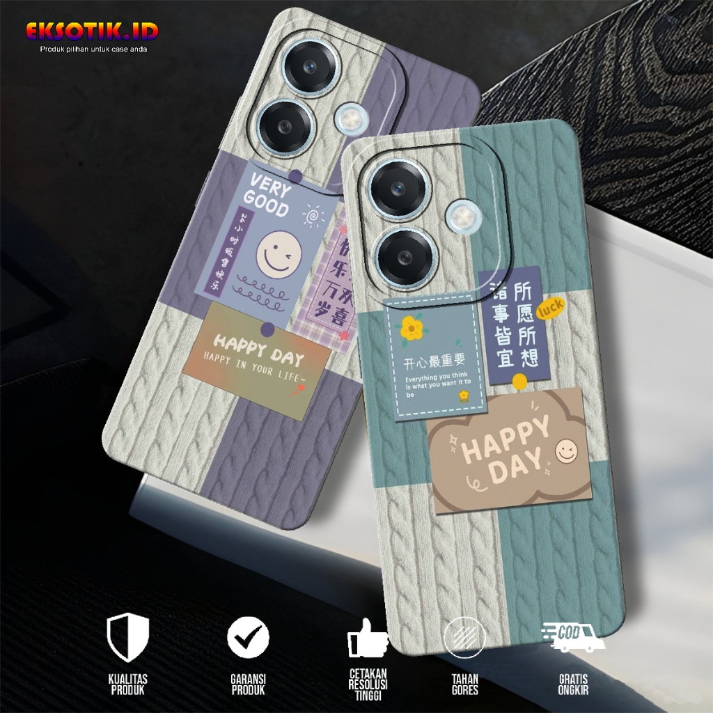 เคส OPPO A5i - เคสโทรศัพท์ OPPO A5i - เคสแฟชั่นล่าสุด - OPPO A5i Silicone - Cool Cute Motif - เคส OP